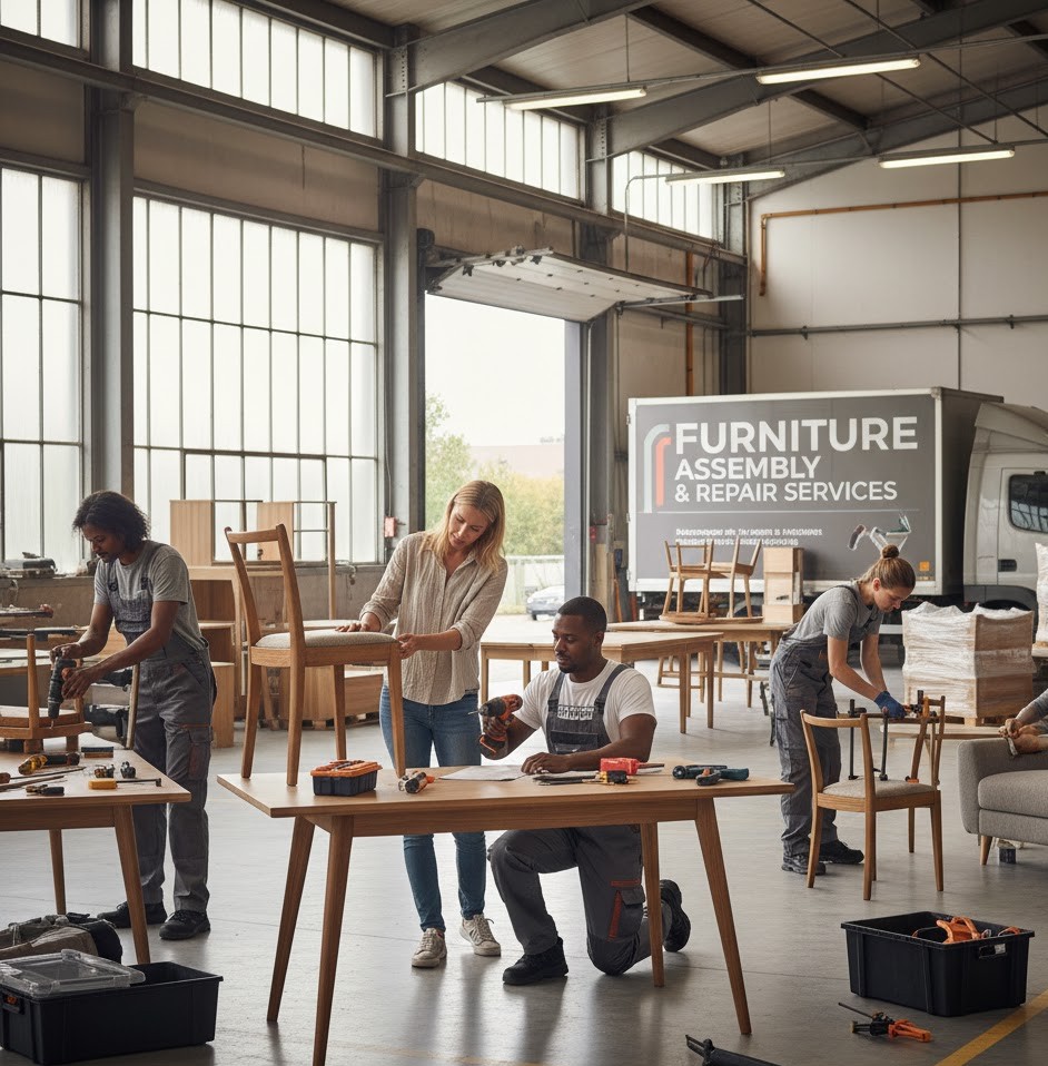 Professional furniture assembly and repair services by Carestudio team